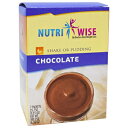 NutriWise - By Doctors Best Weight Loss NutriWise - High Protein Shake/Low-Carb Diet Pudding Shake Mix - Chocolate (7 Servings/Box) - Gluten Free, Low Fat, Low Carb