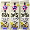 C & H Baker`s Sugar 超微粒純粋砂糖 4 ポンド (3個入り) C & H Baker`s Sugar Ultra-Fine Pure Cane Sugar 4 lbs. (Pack of 3)