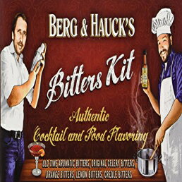 バーグ＆ハウクのカクテルビターズサンプラーセット-5個入りパック Berg and Hauck Berg & Hauck's Cocktail Bitters Sampler Set - Pack of 5