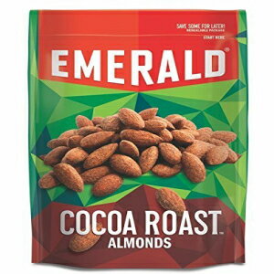 エメラルド ナッツ 5オンス - 6オンスの再封可能なバッグ (4個パック) (ココア ロースト アーモンド 5オンス) Emerald Nuts 5oz - 6oz Resealable Bag (Pack of 4) (Cocoa Roast Almonds 5oz)