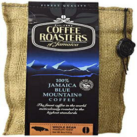 8オンス 100％ジャマイカブルーマウンテンコーヒー-8オンスバッグ-全豆 Coffee Roasters of Jamaica 8oz, 100 Jamaica Blue Mountain Coffee - 8 oz bag - whole beans