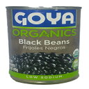 Goya Organics Black Beans 15.5oz | Frijoles Negros Organicos 439g (Pack of 04)