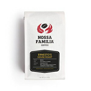 ミディアムローストポアオーバーコーヒー、エルネストのハウスロースト12オンスホールビーン Nossa Familia Medium-Roast Pour-Over Coffee, Ernesto's House Roast 12oz Whole Bean