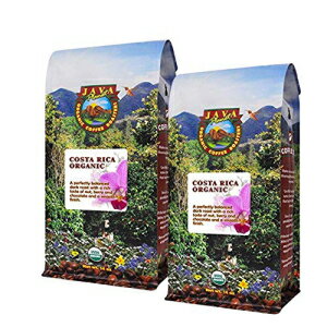 Java Planet Organic Coffee Roasters Java Planet, Organic Coffee Beans, Costa Rica Single Origin, Gourmet Dark Roast of Arabica Whole Bean Coffee, Cert...