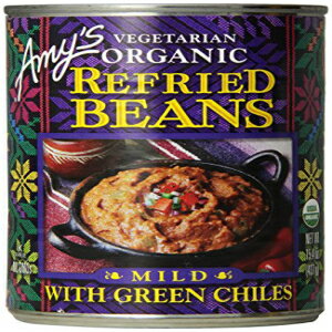 Amy's I[KjbN tCh r[YAO[`}ChA15.4 IX (12 pbN) Amy's Organic Refried Beans, Mild with Green Chiles, 15.4 Ounce (Pack of 12)