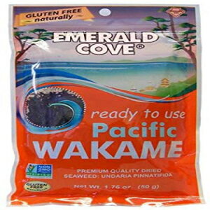 Emerald Cove С졼ɤ狼 (糤)1.76  (6 ĥѥå) Emerald Cove Silver Grade Wakame (Dried Seaweed), 1.76-Ounce Bags (Pack of 6)