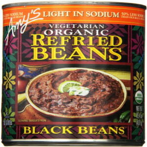 GC~[YCgCigExW^AI[KjbNtChr[YAubNA15.4IXi6pbNj Amy's Light in Sodium Vegetarian Organic Refried Beans, Black, 15.4 Ounce (Pack of 6)