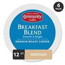 R~jeBR[q[ ubNt@Xguh ~fBA[Xg VOT[uA72Jbg{bNXAL[O2.0KJbvu[ɑΉAt{fBő_Ȗ킢A100%ArJR[q[ Community Coffee Breakfast Blend Medium Roast Single