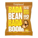 Enlightened Bada Bean Bada Boom - Plant-Based Protein, Gluten Free, Vegan, Crunchy Roasted Broad (Fava) Bean Snacks, 100 Calories per Serving, Onion & Mustard, 1 oz, 24 Pack