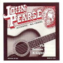 John Pearse P500XL Bronze Acoustic Guitar Strings, Extra Light