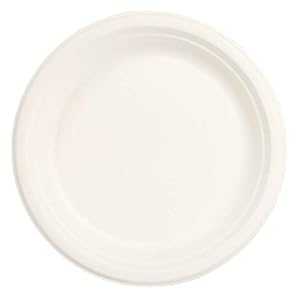 Stalkmarket 100% 堆肥化可能な天然植物繊維プレート、9 インチ、500 枚ケース Stalkmarket 100% Compo..