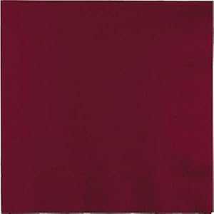 バーガンディ ディナーナプキン 25枚 Creative Converting Burgundy Dinner Napkins, 25 Ct
