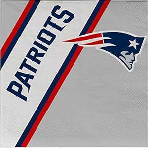 Duck House Sports NFL ニューイングランド・ペイトリオッツ 使い捨て紙ナプキン 20枚パック Duck Hous..