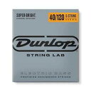 JIM DUNLOP DBSBN40120 Super Bright Bass Strings, Nickel Wound, Light, .040 .120, 5 Strings/Set