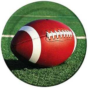 Creative Converting 8 カウント ペーパー デザート プレート、グリディロン アクション、グリーン/ブ..