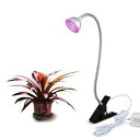 LED Small Grow Light, Aceple 6W Desk Plant Grow Light with Flexible Gooseneck Arms and Spring Clamp for Hydroponic Indoor Pl, Potted Plants, Garden Greenhouse(3)