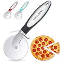 SCHVUBENR Premium Pizza Cutter - Stainless Steel Pizza Cutter Wheel - Easy to Cu...