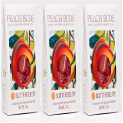 Butterfields Candy - Gourmet, Old-Fashioned Peach Buds Hard Candy, 3 Oz (3 Pack) | Gluten Free | Made with 100% Real, Pure Cane Sugar | Handcrafted in the USA