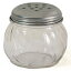 FixtureDisplays 6oz Glass Shaker - Stainless Steel Lid 19686 19686-One Rate