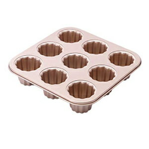 iToids Canele Mold Cake Pan, Non-Stick Baking Carbon Steel Caneles moulds Cookware and Bakeware Cooking Tools cannelé frenchpastry Custard Cake Mould (9-Cavity)