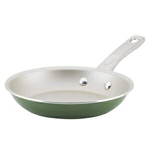 Ayesha Curry Kitchenware Ayesha Curry 17653 8.5 in. Porcelain Enamel Nonstick Skillet - Basil Green
