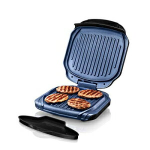 Granitestone Low Fat Multipurpose Sandwich Grill with Nonstick Copper Coating ? As Seen on TV, Blue