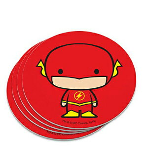 GRAPHICS & MORE The Flash Cute Chibi Character Novelty Coaster Set