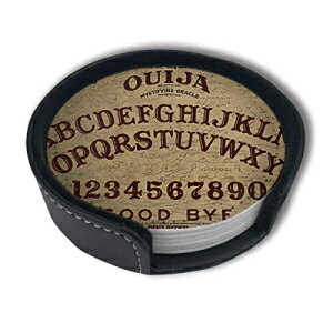 AIMASTZ Ouija Board Drinks Coasters With Holder, Suitable For Kinds Of Cups, Set Of 6