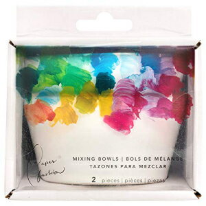 ペーパーファッションセラミックミキシングボウル、マルチ Paper Fashion Ceramic Mixing Bowl, Multi