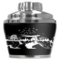 Mugzie 16󥹥ƥ쥹륫ƥ륷復åȥĥСդ-٥ȥ饤 Mugzie 16 Ounce Stainless Steel Cocktail Shaker with Insulated Wetsuit Cover - Bear Outline