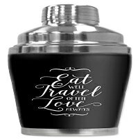 Mugzie 16IXXeXX`[JNeVF[J[A≏EFbgX[cJo[t-Eat Travel Love Mugzie 16 Ounce Stainless Steel Cocktail Shaker with Insulated Wetsuit Cover - Eat Travel Love