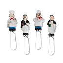 Supreme Housewares Chefs Mr 4-Piece Resin Cheese Spreader, 5