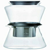 ハリオSBS-5Bスロードリップブリューワーしずく（600ml）、ワンサイズ、ブラック HARIO SBS-5B Slow Drip Brewer SHIZUKU (600ml), One size, Black