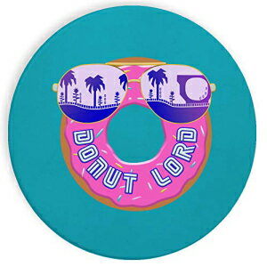 セラミックストーンコースターコースター4個セット-ドーナツロードサングラスリフレクションスプリンクルアイスドーナツゲームフィルムパロディー Hat Shark Ceramic Stone Coaster Coasters Set of Four - Donut Lord Sunglasses Reflection Sprinkle Iced