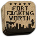 フォートワーステキサスTXお土産4pcコースターギフトセット 8 Track Romeo Fort Worth Texas TX Souvenir 4pc Coaster Gift Set