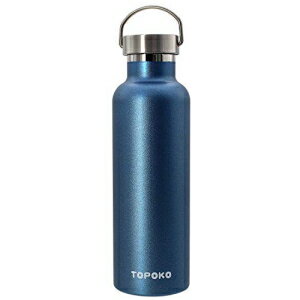 TOPOKO 25IXXeXX`[^fMEH[^[{gAݕő24ԗ₽Aő12ԉۂARh~ƖhBeʃX|[c{gL^bhiu[j TOPOKO 25 oz Stainless Steel Vacuum Insulated Water Bottle, Keeps Drin