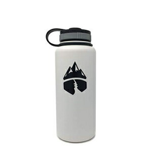 Campsite Essentialsdǐ^fMXeXX`[EH[^[{gALABPAt[LbvtiAo`zCgA32IXj Campsite Essentials Double Wall Vacuum Insulated Stainless Steel Water Bottle, Wide Mouth, with BPA-Free Cap