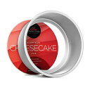ラストコンフェクション7 x 3 ディープラウンドアルミチーズケーキパン 取り外し可能な底付き-プロの耐熱皿 Last Confection 7 x 3 Deep Round Aluminum Cheesecake Pan with Removable Bottom - Professional Bakeware