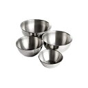 YANXUANミキシングボウル304ステンレス製ネスティングボウル 丈夫なベーキングクッキングボウル 4個セット YANXUAN Mixing Bowls 304 Stainless Steel Nesting Bowls, Sturdy Baking Cooking Bowls, Set of 4