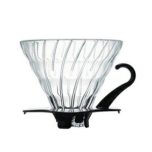 nIV60OXR[q[hbp[ATCY02AubN Hario V60 Glass Coffee Dripper, Size 02, Black