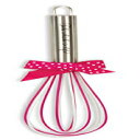 Brownlow GiftsXeXX`[AĊAVRR[eBOAsN/zCg Brownlow Gifts Stainless Steel Whisk with Silicone Coating, Pink/White