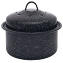 Granite WareA0517-6Jo[tEh[X^[pA9.75C` Granite Ware, Black 0517-6 Covered Round Roaster Pan, 9.75 Inch