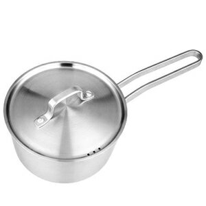 ふた付きWEZVIXソースパン、ステンレス鋼ソースポットパン1.5クォートマイクパン錆びない＆健康 WEZVIX Saucepan with Lid, Stainless Steel Sauce Pot Pan 1.5 Quart Mike Pan Rust Free & Healthy