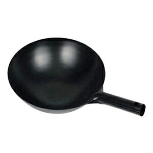 Winco WOK-34中華鍋 一体型ハンドル 14インチ 黒 Winco WOK-34 Chinese Wok with Integral Handle, 14-Inch, Black