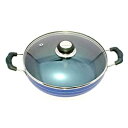 KXWtmXeBbNƒpLb`̑ړIgpmXeBbNtCؓ畽 SHRIYA Non-Stick Cookware Cooking with glass lid Multipurpose Use for Home Kitchen Non Stick Frying Wok Flat Bottom