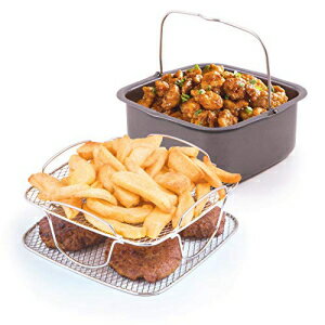 NUWAVE3NH[guIGAtC[OANZT[Lbg NUWAVE 3 Quart Brio Air Fryer Gourmet Accessory Kit