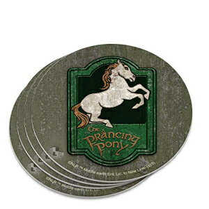 ロードオブザリング跳ねるポニーノベルティコースターセット GRAPHICS MORE Lord of the Rings The Prancing Pony Novelty Coaster Set