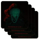 IT：第2章ブルーペニーワイズロープロファイルノベルティコルクコースターセット GRAPHICS & MORE IT: Chapter 2 Blue Pennywise Low Profile Novelty Cork Coaster Set