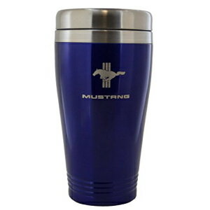 Au-Tomotive Gold、INC。フォードマスタングトライバー用トラベルマグ（ブルー） Au-Tomotive Gold, INC. Travel Mug for Ford Mustang Tri Bar (Blue)