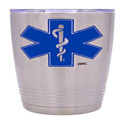 EMTEMSスターオブライフ20オンス。トラベルタンブラーマグカップ、リッドパラメディックギフト救急車付き Rogue River Tactical EMT EMS Star of Life 20 Oz. Travel Tumbler Mug Cup w/Lid Paramedic Gift Ambulance